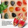 Foot Massage Slippers With Jade Stone, Foot Pressure Point Reflexology Slippers, Acupressure Sandals For Women Men, Reduce Feet Tension Promote Circulatio(Size:Women 5.5-6.5 / Men 5-6,Color:Black) view 2