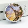 Round Metal Pill Box,Eiffel Tower Paris Printed Travel Pill Organizer Portable Pill Container Small Pill Box for Purse and Pocket for Storing Vitamins, Medicines and Supplements view 4
