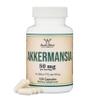 Akkermansia Probiotic and Postbiotic (Increases GLP-1 Production) 120 Capsules, 50mg per Serving (Third Party Tested to 5 Billion TFU per Serving, 50 Billion CFU per Gram) by Double Wood view 1