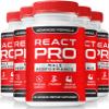 (5 Pack) React Pro Pills For Men - Official Male Multivitamin Capsules, All Natural Health Support, React Pro Formula For Stamina, Endurance, Confidence & Performance, ReactPro Review (300 Capsules) view 1