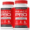 (2 Pack) React Pro Pills For Men - Official Male Multivitamin Capsules, All Natural Health Support, React Pro Formula For Stamina, Endurance, Confidence & Performance, ReactPro Review (120 Capsules) view 1