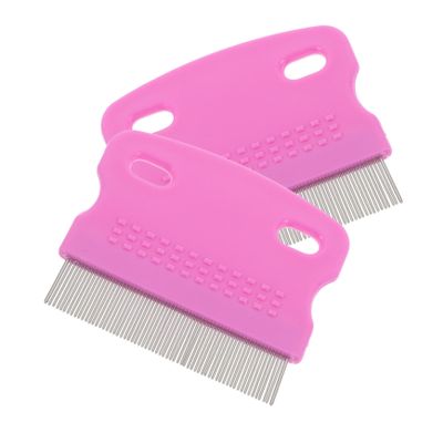 BESTonZON 2pcs Fine Comb Gentle Scalp Dandruff for All Hair Types Portable Hair Comb for Newborns and Toddlers Soft and Safe Design for Diaper Bags