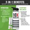 10X Health Electrolyte Drink Mix - Hydration Packets - Sodium, Magnesium, Potassium Citrate & Electrolytes Packets - Naturally Flavored, Dye-Free & Sugar-Free Hydration Packs - 15 Sticks, Lemon Lime view 2