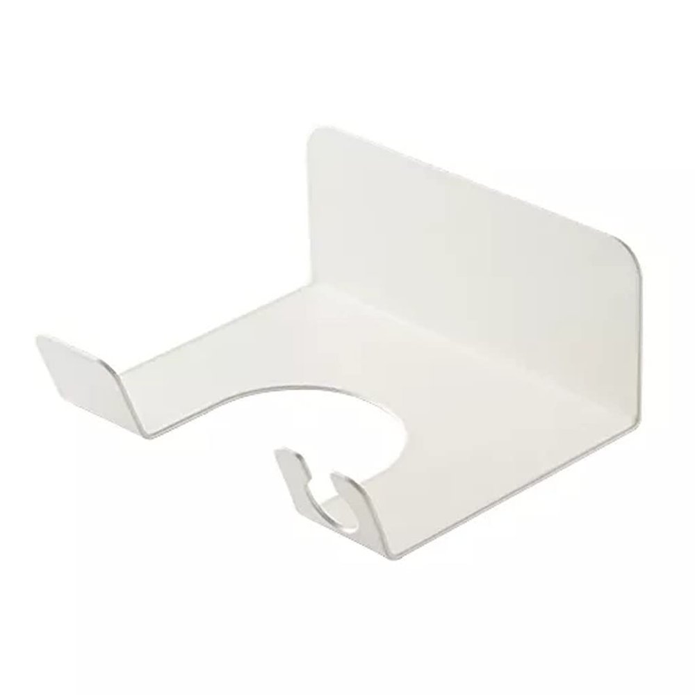 CGTENBS Hair Dryer Rack Free Punch Bathroom Hair Dryer Rack Storage Rack Plastic Wall-Mounted Storage(OneColor)