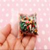 Making Christmas Sprinkle Mix, Halloween and Xmas Holiday Polymer Clay Fake Sprinkles, Decoden Funfetti Jimmies - Non Edible (Container) view 4