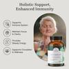 7th Manna Daily Immunity - Lion's Mane Mushroom Complex Supplement Capsules with Cordyceps, Turkey Tail & Reishi - Brain Support, Focus, Energy & Immune Booster Supplement - 60 Capsules view 4