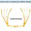 Eyekepper Metalless Screwless Reading Glasses Spring Hinges 6 Pack Vintage Readers for Men +1.50 view 4