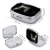 an Adult Gorilla Pill Box for Women Men Pocket Square Pill Case Decorative Box Medicine Vitamin Metal Pill Organizer Portable Pill Holder for Travel Unique Gift view 2