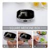 an Adult Gorilla Pill Box for Women Men Pocket Square Pill Case Decorative Box Medicine Vitamin Metal Pill Organizer Portable Pill Holder for Travel Unique Gift view 4