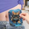 SUITOSELFY Cat Ostomy Bag Covers Cute Colostomy Bag Covers for Women Ostomy Supplies Stretch Soft Ileostomy Bag Covers Odor Control Colostomy Care Protector view 2