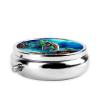 Small Pill Box 3 Compartment Sea Turtles Diamond Painting Pill Box for Pocket or Purse Decorative Metal Pill Organizer Portable Travel Pillbox Round Medicine Vitamin Holder Unique Gift view 4