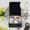 1 Pcs Small Black Gift Box 8x8x4 Inch Magnetic Gift Box Small Magnetic Box with Crinkle Paper Black Small Gift Box with Shredded Paper Luxury Gift Boxes with Lids for Presents view 2