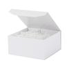 1 Pcs 6x6x3 Inch White Magnetic Gift Box Small Magnetic Box with Crinkle Paper White Small Gift Box with Shredded Paper Luxury Gift Boxes with Lids for Presents view 1