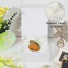 1 Pcs 6x6x3 Inch White Magnetic Gift Box Small Magnetic Box with Crinkle Paper White Small Gift Box with Shredded Paper Luxury Gift Boxes with Lids for Presents view 2