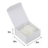 1 Pcs 6x6x3 Inch White Magnetic Gift Box Small Magnetic Box with Crinkle Paper White Small Gift Box with Shredded Paper Luxury Gift Boxes with Lids for Presents view 3