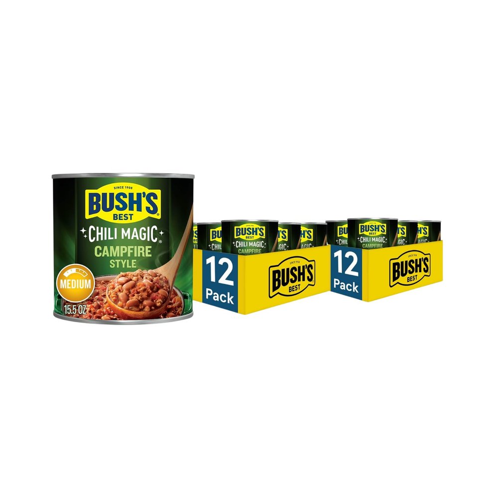 Bush's Best, Chili Starter - Campfire Style, 15.5 Oz (Pack of 24)