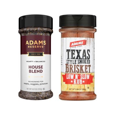 Adams House All Purpose Rub + Texas Style Smoked Brisket Low n' Slow Rub (Variety Pack)