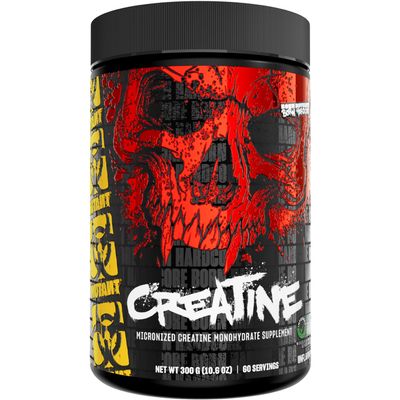 Mutant Creatine - Creatine Monohydrate Micronized Powder - Creatine Powder Supplement for Enhanced high-Intensity Performance - 60 Servings- 300 g - Unflavored