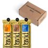 David High Protein Bars - 0g of Sugar, Low Carb, Gluten Free - 28g of Protein, 150 Calories - Variety 6 Pack (2x Peanut Butter Chocolate Chunk, 2x Chocolate Chip Cookie Dough, 2x Salted Peanut Butter) view 1