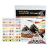 Korean Seaweed Wrappers for Triangular Onigiri Rice Ball 50 Sheets | 50 Standard + 24 Extra Sealing Stickers (Total 74) - Twice Roasted Onigiri Seaweed, Nori, Sushi, Easy Cook, Korean Food view 1