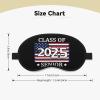 Senior Class of 2025 Graduation Polyester Satin 3PCS Blackout Sleep Mask Adjustable Strap Men Women Comfortable Eyeshade Night Travel0 view 4