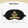 Faith Hope Charity Masonic Freemason Polyester Satin 3PCS Blackout Sleep Mask Adjustable Strap Men Women Comfortable Eyeshade Night Travel4 view 4