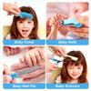 Baby Grooming Kit, Infant Safety Care Set with Hair Brush Comb Nail Clipper Nasal Aspirator,Baby Essentials Kit for Newborn Girls Boys (Blue) view 4