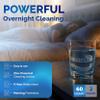 60 units Overnight Retainer & Denture Cleaning Tablets- Extra Strength, Best Cleaner Removes Bad Odor, Plaque, Stains from Retainers, Night Guards, Mouth Guard, & Dental Appliances. view 2