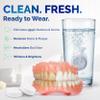 60 units Overnight Retainer & Denture Cleaning Tablets- Extra Strength, Best Cleaner Removes Bad Odor, Plaque, Stains from Retainers, Night Guards, Mouth Guard, & Dental Appliances. view 3