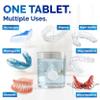 60 units Overnight Retainer & Denture Cleaning Tablets- Extra Strength, Best Cleaner Removes Bad Odor, Plaque, Stains from Retainers, Night Guards, Mouth Guard, & Dental Appliances. view 4