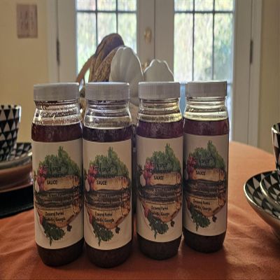 16 oz Smoked Herring Sauce (64 Ounce Hot and Spicy Smoked Herring Sauce)