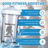 Bigfoot Research 2 18 Ounce Shaker Cup,Fashion Theme Pattern Shaker Bottle Leak-proof Workout Shake Bottles 500ML/18 oz Perfect for Pre Workout view 2