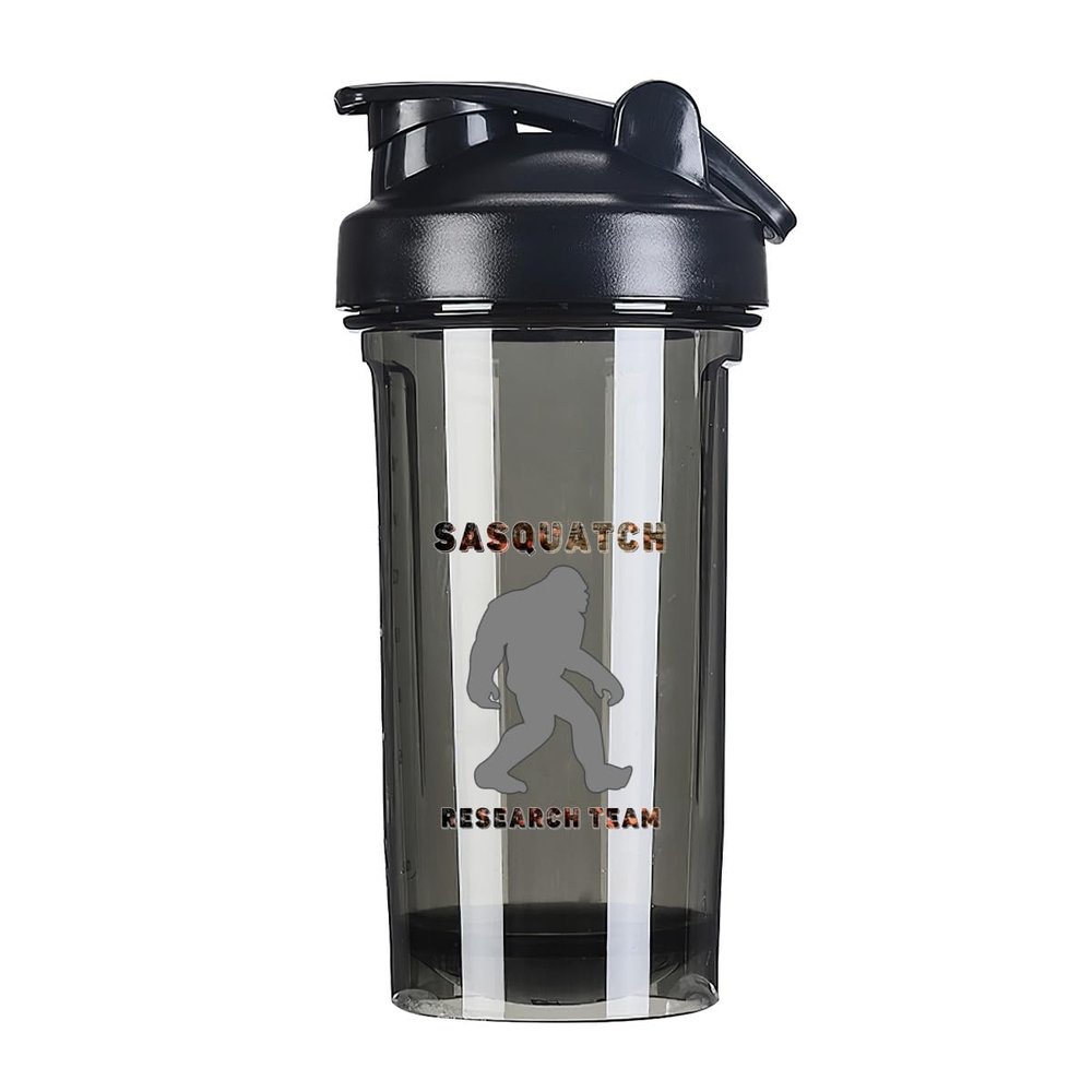 Bigfoot Research 2 18 Ounce Shaker Cup,Fashion Theme Pattern Shaker Bottle Leak-proof Workout Shake Bottles 500ML/18 oz Perfect for Pre Workout