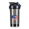 Heart America Flag and Marshall Islands Flag 18 Ounce Shaker Cup,Fashion Theme Pattern Shaker Bottle Leak-proof Workout Shake Bottles 500ML/18 oz Perfect for Pre Workout view 1