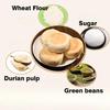 Durian Pastry, Musang King Durian Cake, 300g x 3 Bags, Authentic Snack, Mooncake-Style Durian Puff (300g * 1 bag (4 pieces)) view 4