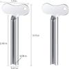 2Pcs Stainless-Steel Tube Toothpaste Squeezer Keys Metal Hair Dye Color Key Roller Dispenser Wringer Tool Processing Bathroom Safety, Aids and Accessories view 2