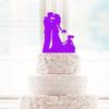 Blended Family Wedding Cake Topper, Thick Bride Topper, Plus Sized Bride Cake, Topper With Bride, Wedding Topper for Proposal Wedding,Engagement,Birthday,Anniversary,Shower. view 1