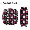 ZOUTAIRONG Daisy Floral Rollator Walker Seat and Backrest Covers Non-Slip Pink Ribbons Rollator Walker Seat Cushion Cover Reusable Walker Seat Covers for Seniors view 2