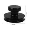 CANIGHT 1pc Tool for Singing Bowl Lifting Handle for Sound Bowl Black Cup Accessory for Buddha Sound Easy to Use and Operate Protects from Scratches view 2