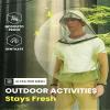 HENNCHEE Mosquito Jacket for Adult, Mesh Net Bug Hooded Jacket, Outdoor Protection Mosquito Proof Clothing XS view 2