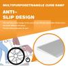 Threshold Ramps for Doorways Self-Adhesive Threshold Ramp for Doorways, Wheelchairs, Strollers, Scooters, Deceleration Ramp (Gray, 3/5" Height x 3.3Ft Long) view 3