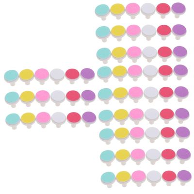 GLSTOY 72pcs Nail Trimmer Replacement Ergonomic Design Grinding Pads for Safe Gentle Nail Care Compatible Mixed Colors