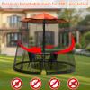 WANRU 11-13FT Mosquito Net for Patio Umbrella w Zip, Net Only view 2