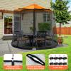 WANRU 11-13FT Mosquito Net for Patio Umbrella w Zip, Net Only view 4