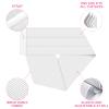 Geiserailie 2 Pcs Chest Compression Wrap Breast Support Band Sports Support Strap Bandage Adjustable Chest Binder for Large Breasted Women Prevent Breast Bounce for Sports Running(White,Large) view 3