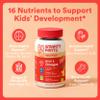 SmartyPants Kids Multivitamin Gummies, Omega 3 (DHA/EPA), Vitamins D3, C, B12, B6, Vitamin A, K & Zinc, Gluten Free, Three Fruit Flavors, 80 Count (40 Day Supply) view 3