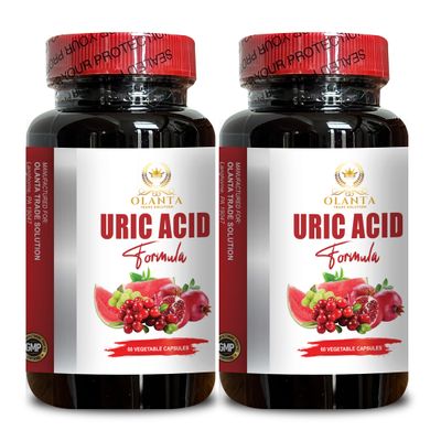 OLANTA TRADE SOLUTION URIC Acid - Uric Acid Vitamins for Men and Women, Natural Supplement Promoting Kidney Support Powerful Combination, Uric Acid Support - 2 Bottles 120 Capsules