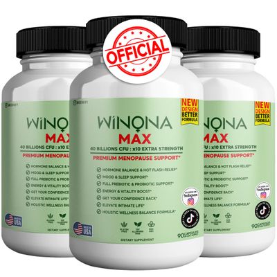 GREENVIFY Winona Max Premium Menopause Support Supplement, 40 Billions CFU, Extra Strength, 450 Capsules (5 Pack)
