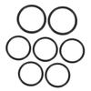 COSMEVIVI 7pcs Rubber for Singing Bowls Sound Bowl Mat Includes Cushions for Meditation and Home Decoration
