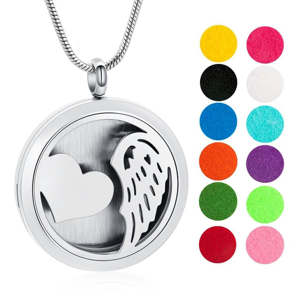 Tree of Life Aromatherapy Essential Oil Diffuser Necklace Paw Urn Pendant